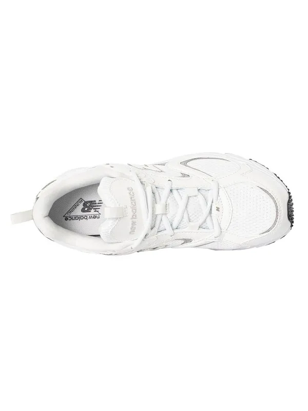 New Balance 408 Mesh Trainers - White/White