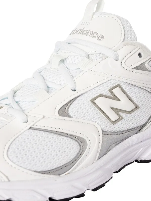 New Balance 408 Mesh Trainers - White/White