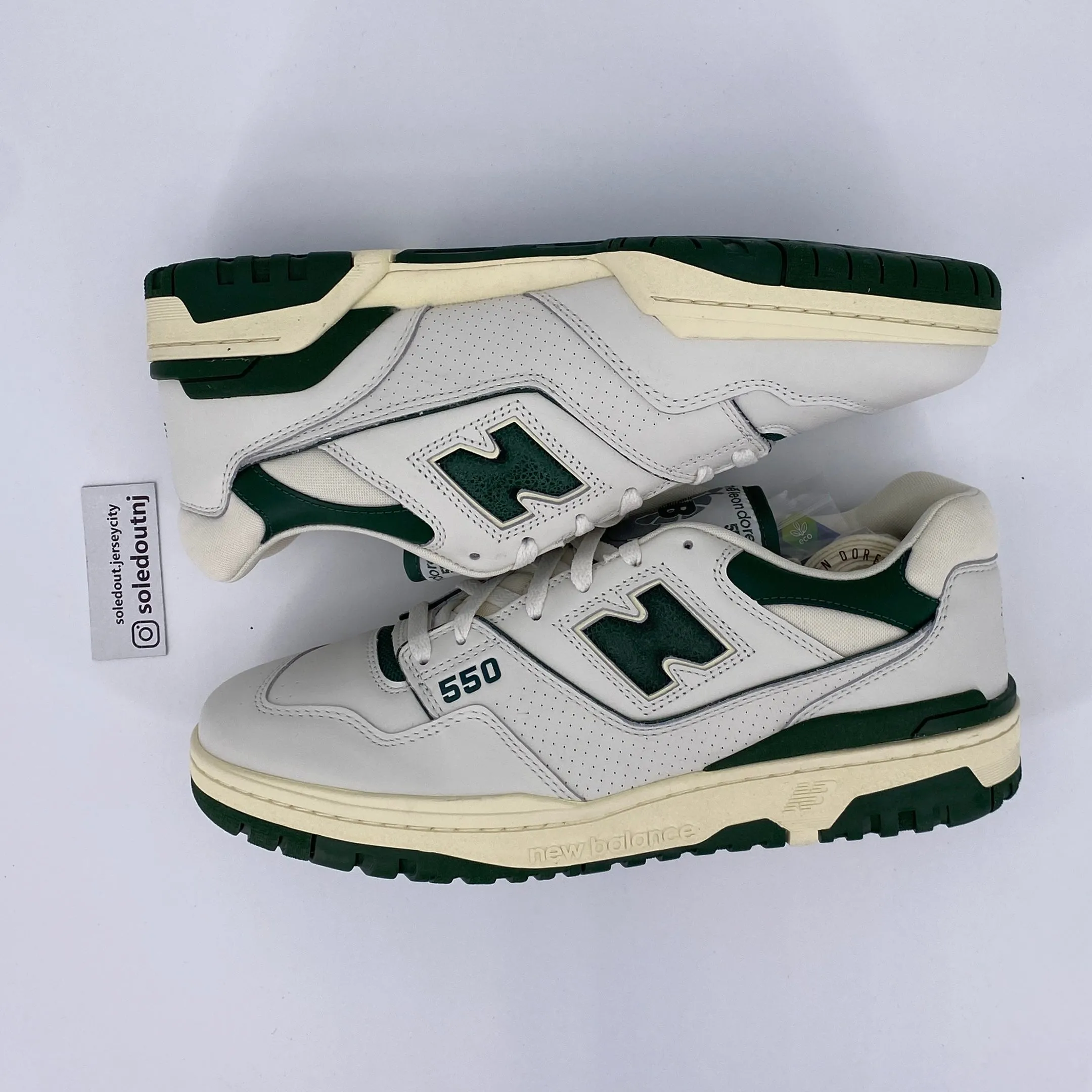 New Balance 550 / ALD White Green 2020 New Size 12