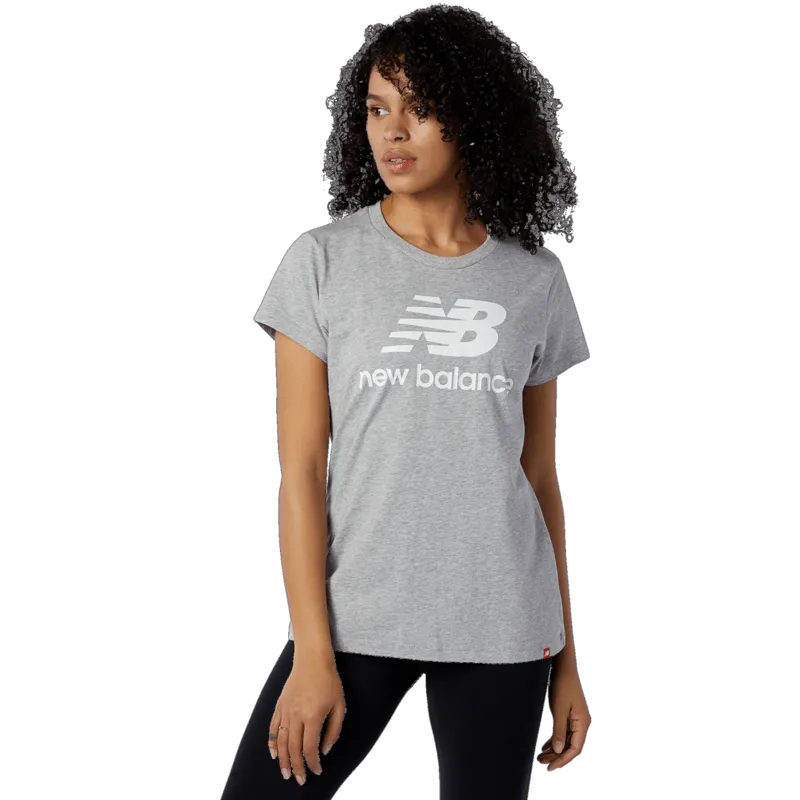 New Balance Women's Essentials Stacked Logo Tee