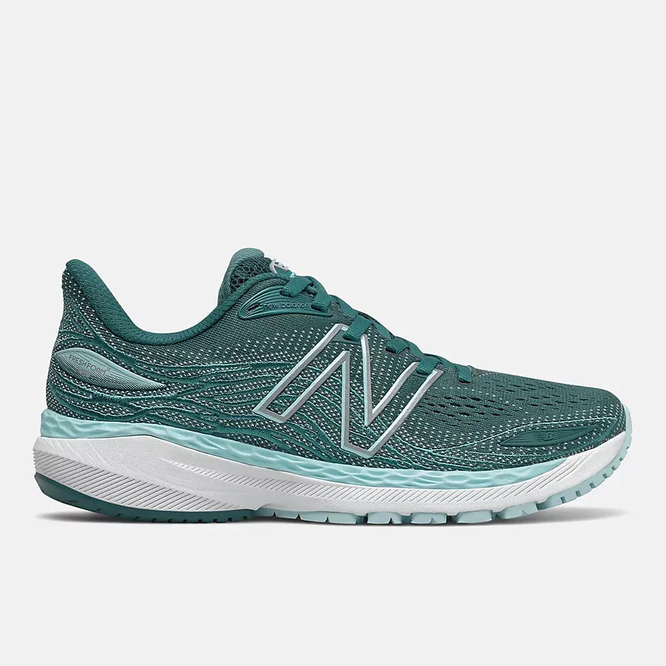 New Balance Women's W860N12 Mountain Teal Pale Blue Chill