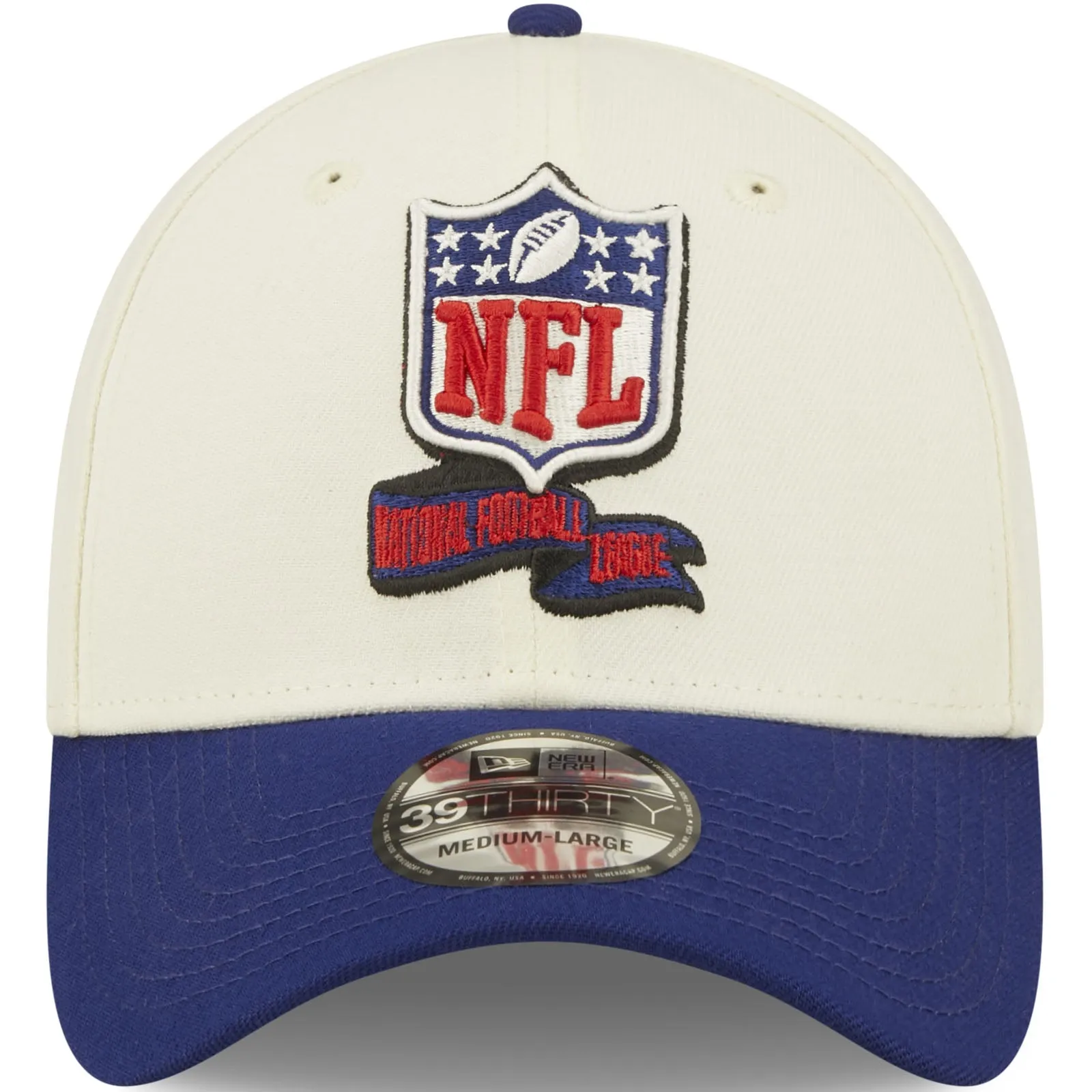 New Era NFL Official Logo 39THIRTY Sideline 2022 Baseball Cap - White