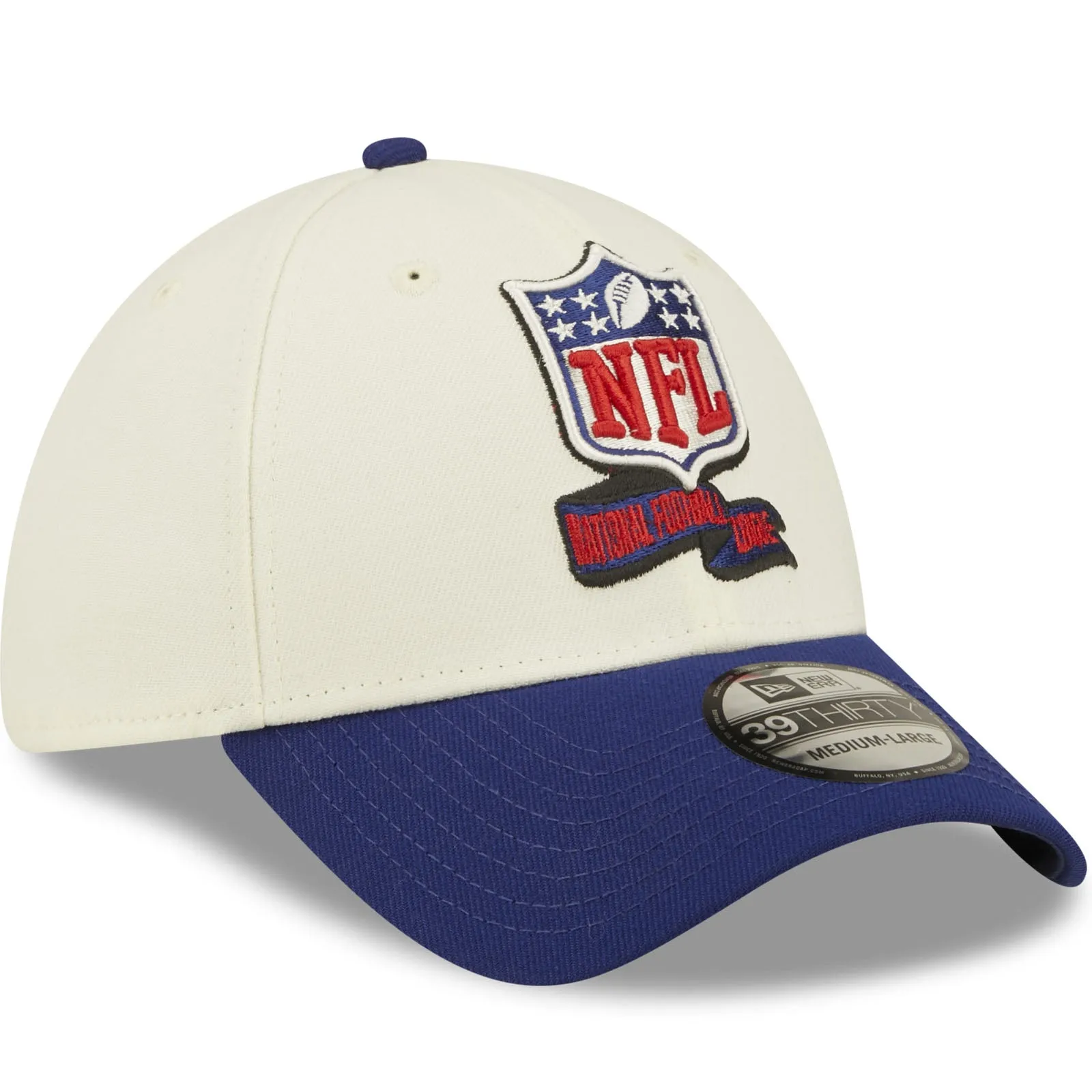 New Era NFL Official Logo 39THIRTY Sideline 2022 Baseball Cap - White