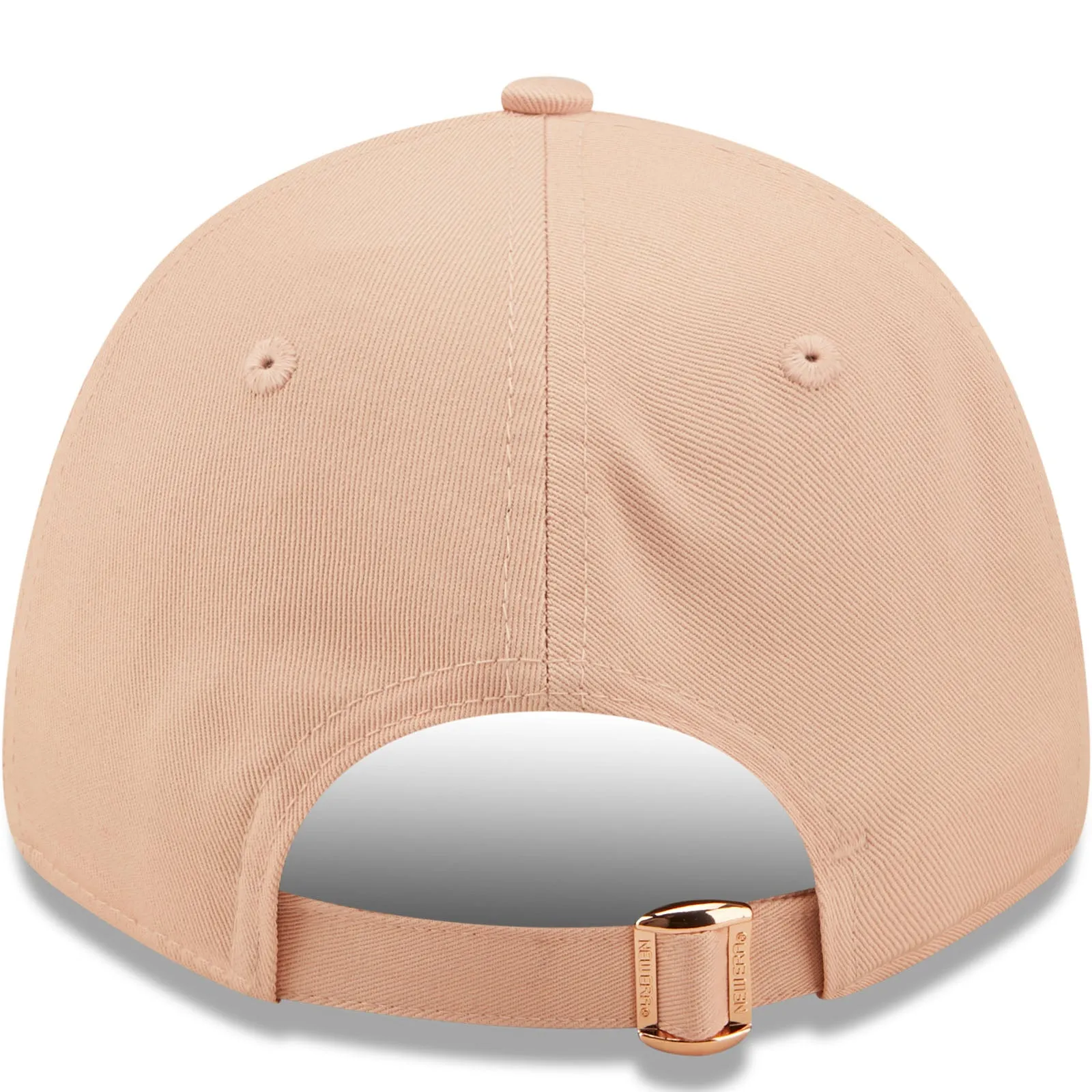 New Era Womens 9FORTY New York Yankees MLB Metallic Logo Baseball Cap - Pink