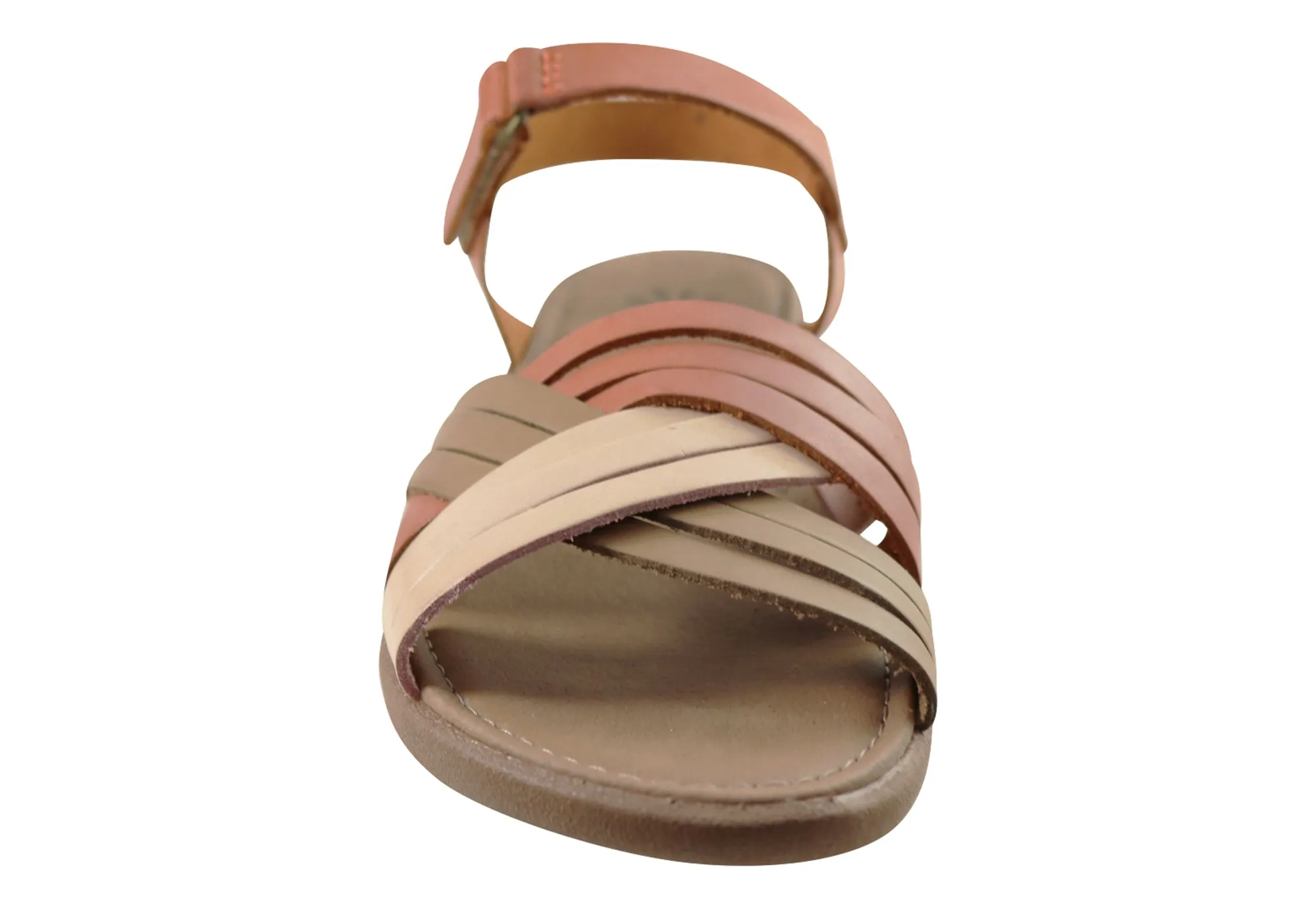 New Face Bellis Womens Comfortable Leather Sandals Made In Brazil