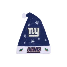 New York Giants Embroidered Santa Hat