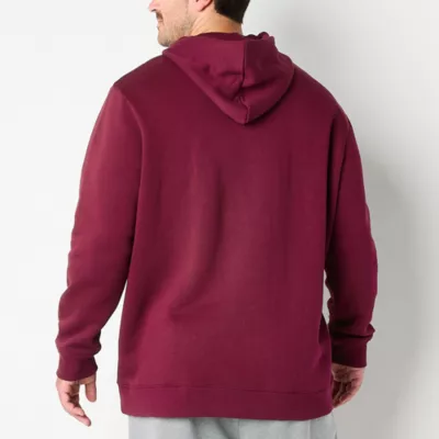 new!Xersion Big and Tall Quick Dry Cotton Fleece Mens Long Sleeve Hoodie