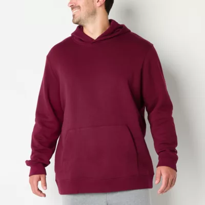 new!Xersion Big and Tall Quick Dry Cotton Fleece Mens Long Sleeve Hoodie