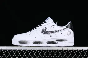 Nike Air Force 1 07 Low Black White Gold CV2369-003