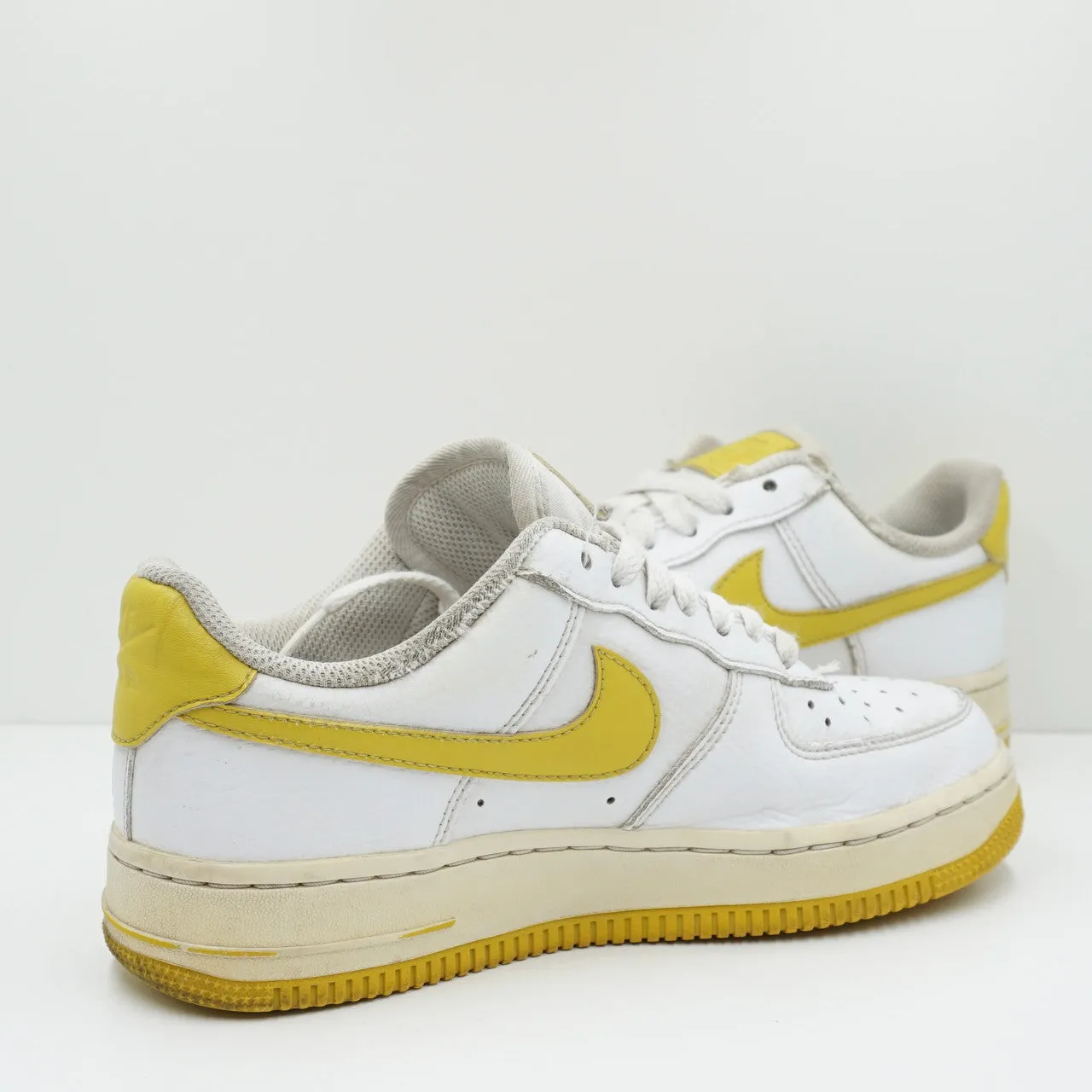 Nike Air Force 1 Low Patent White Bright Citron (W)