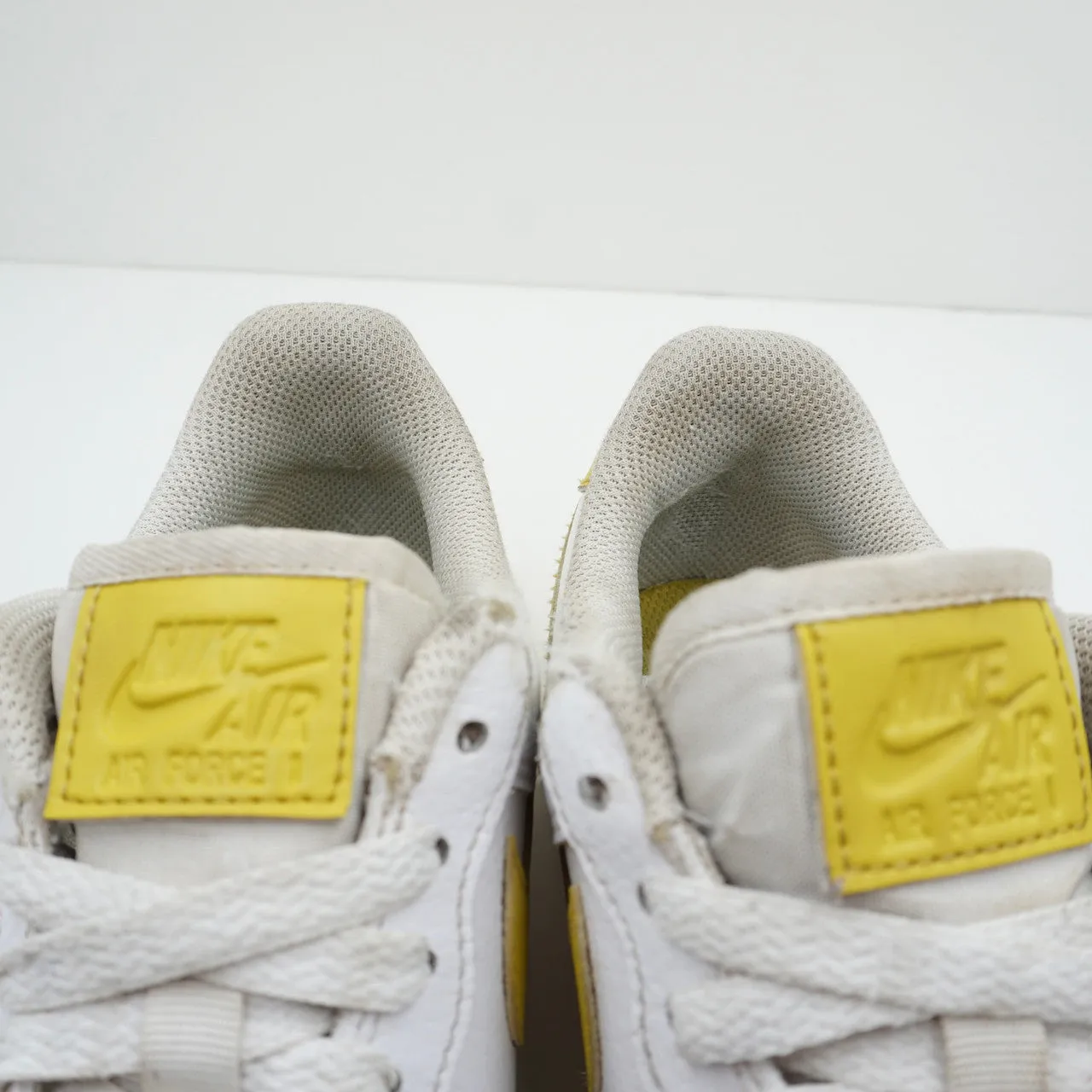 Nike Air Force 1 Low Patent White Bright Citron (W)