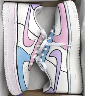 Nike Air Force 1 X Pastel Shoes With Ombré