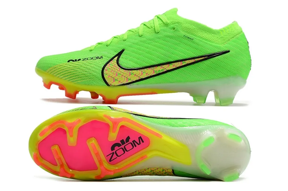 Nike Air Zoom Mercurial Vapor 15 Elite FG - Green/Black/Laser Pink