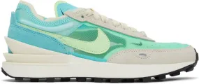 Nike Blue & Green Waffle One Sneakers