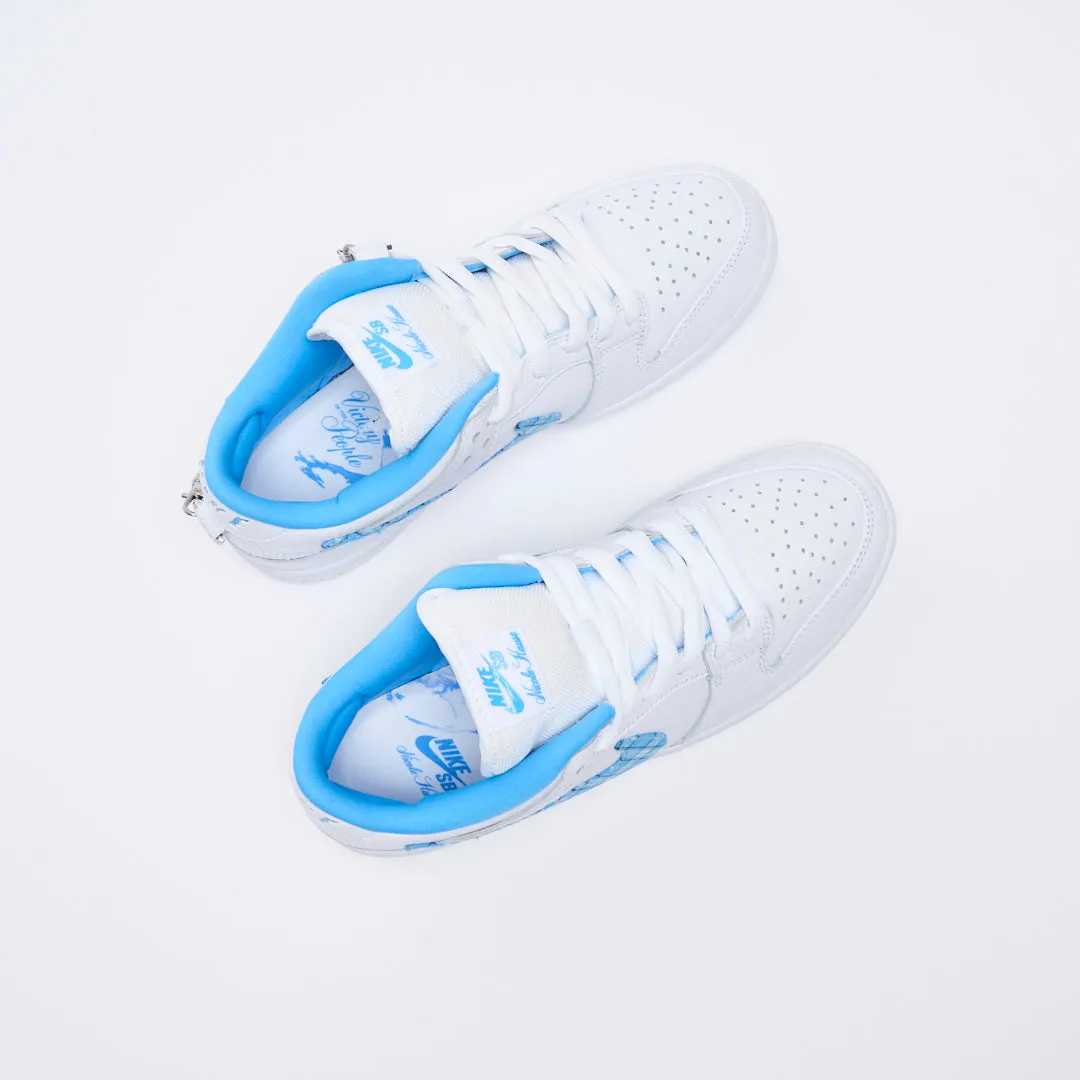 Nike SB - Dunk Low Pro QS Nicole Hause (White/University Blue)