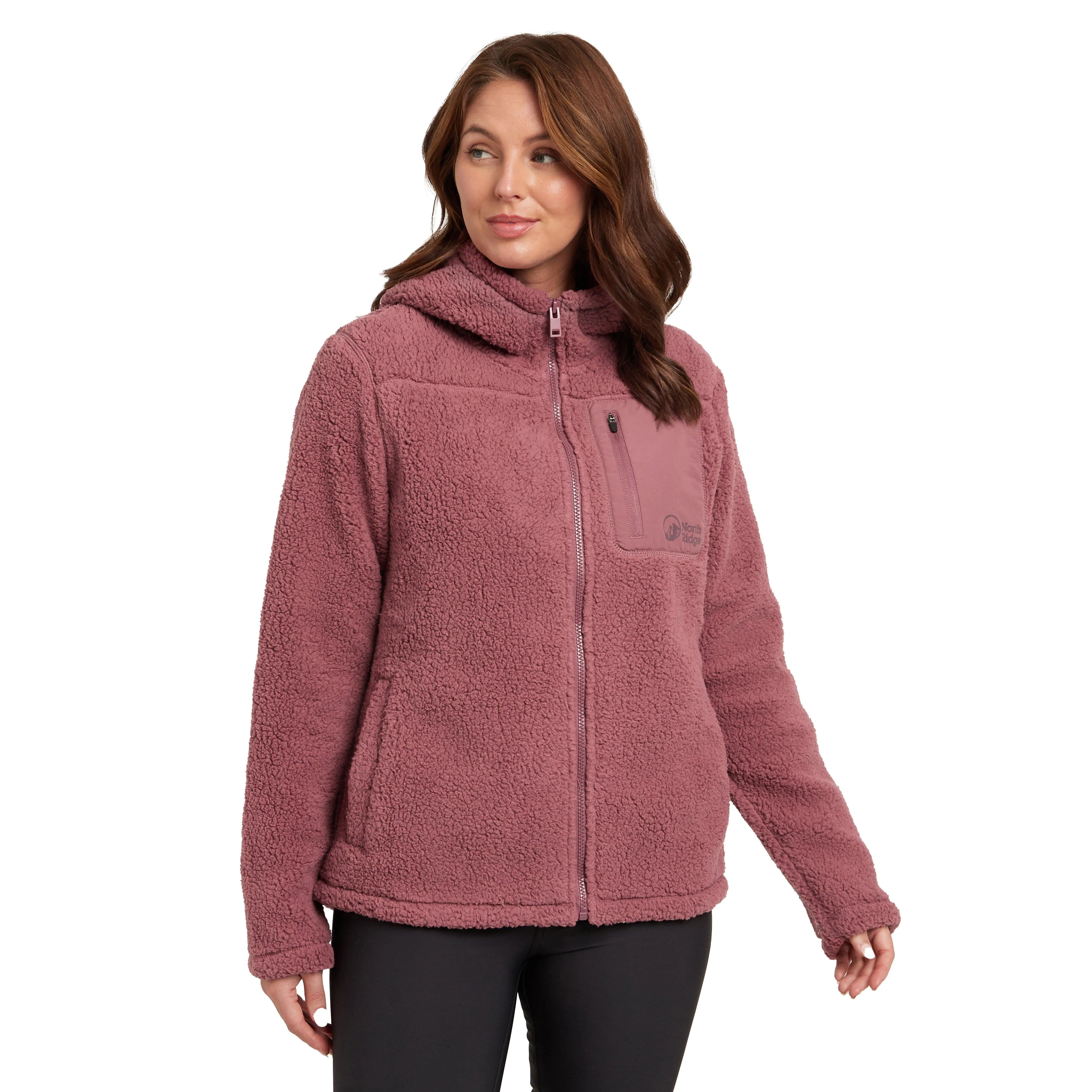 North Ridge Women's Vista Full Zip Fleece Hoodie | Millets