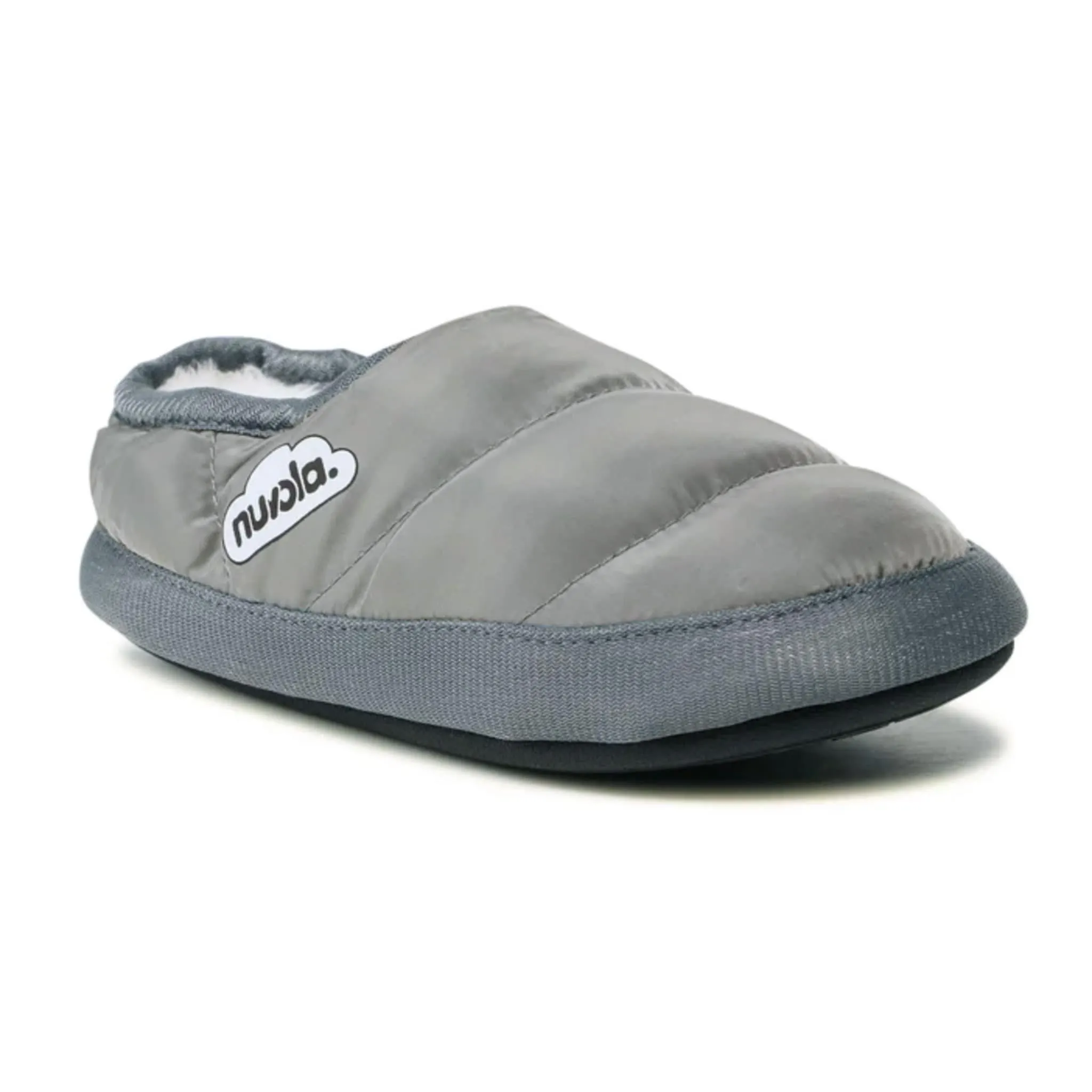 Nuvola Grey Classic Slipper Sizes 26-35  - Clement