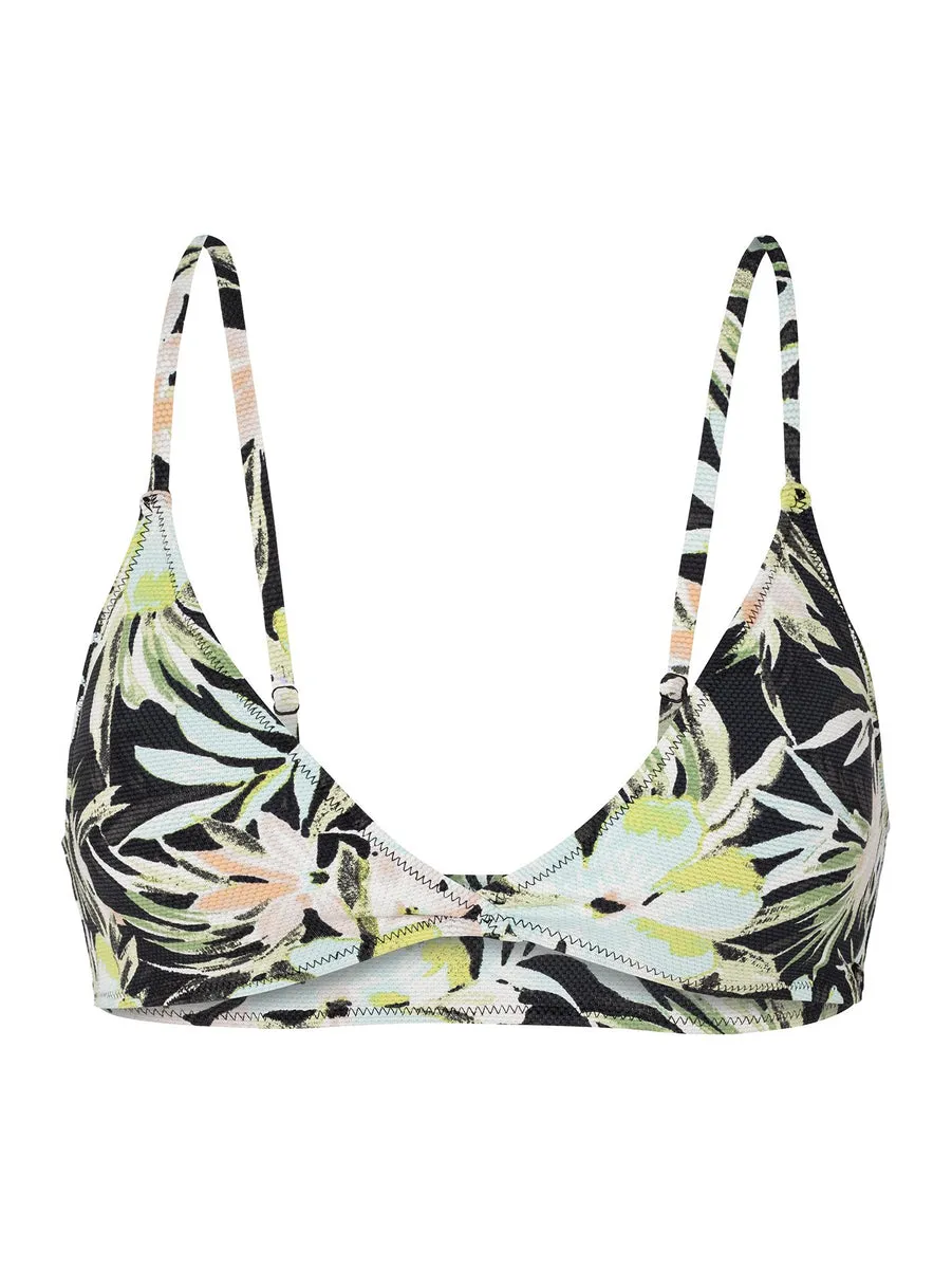 Off Tropic Vneck Bikini Top - Multi