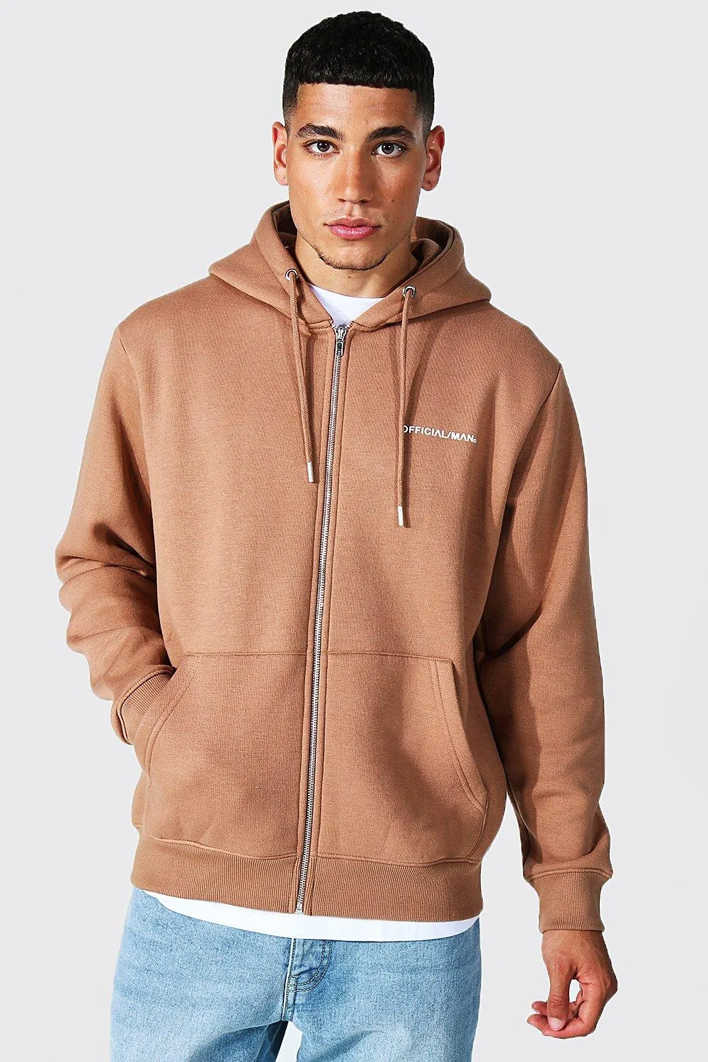 Official Man Zip Through Hoodie