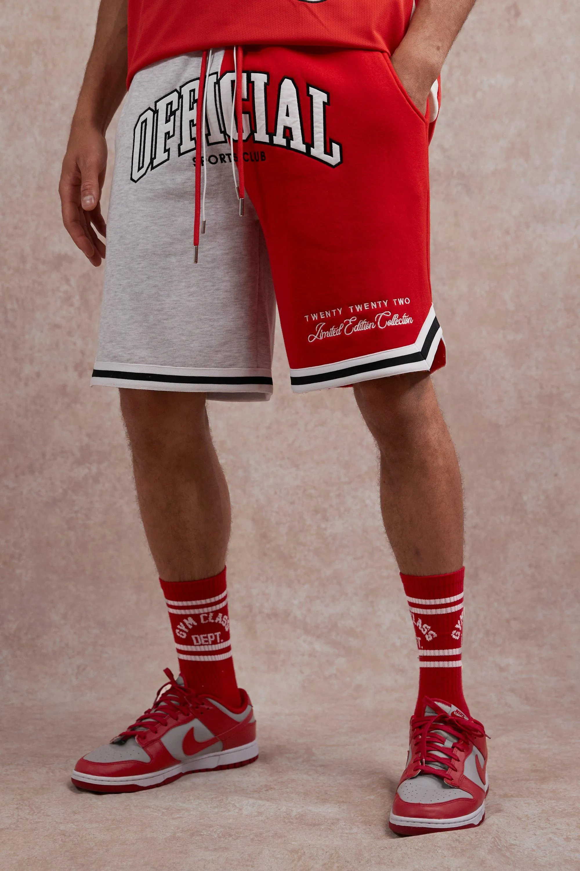 Official Spliced Basketball Jersey Shorts