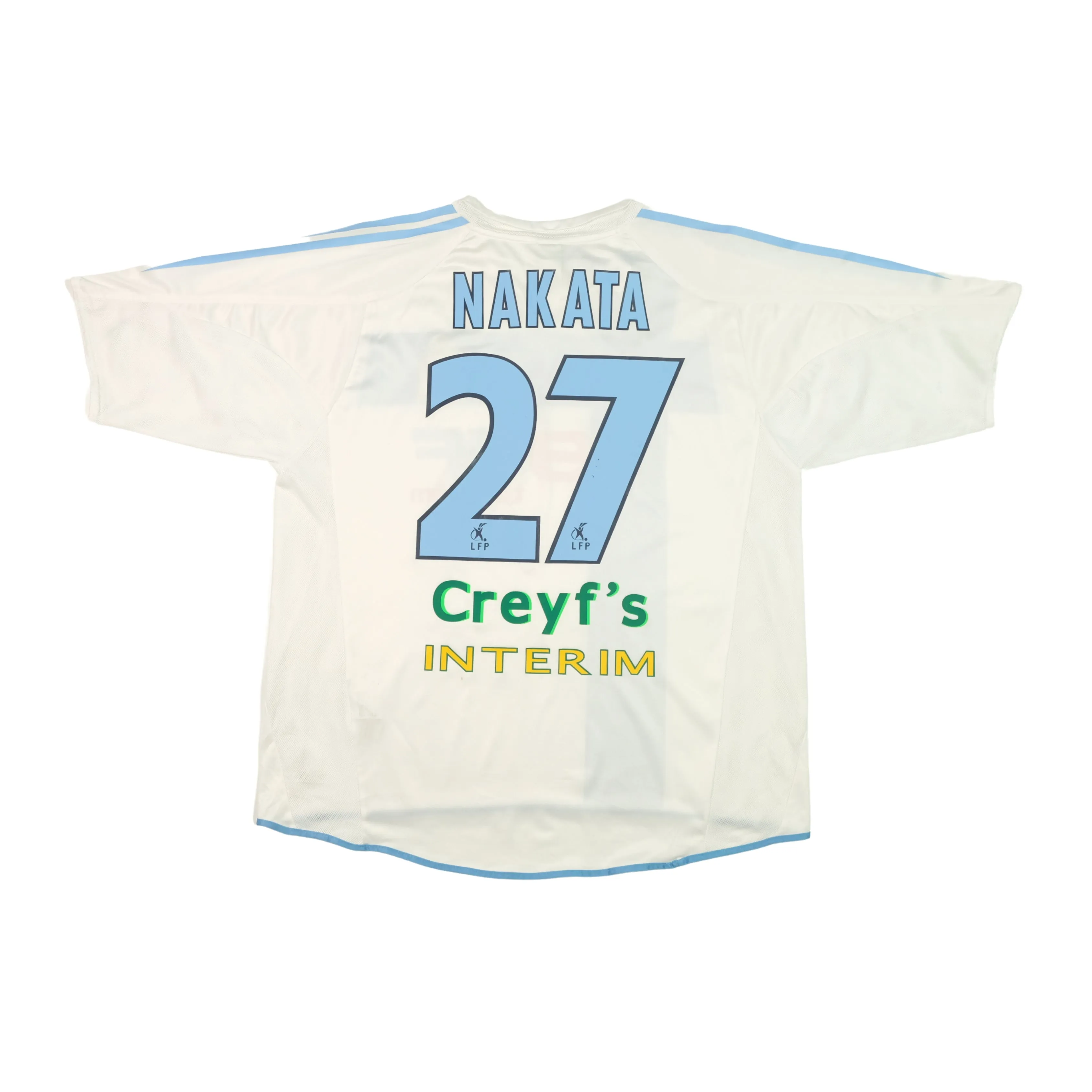 Olympique Marseille Nakata 2004/2005 Adidas Nakata Home Football Shirt (L)