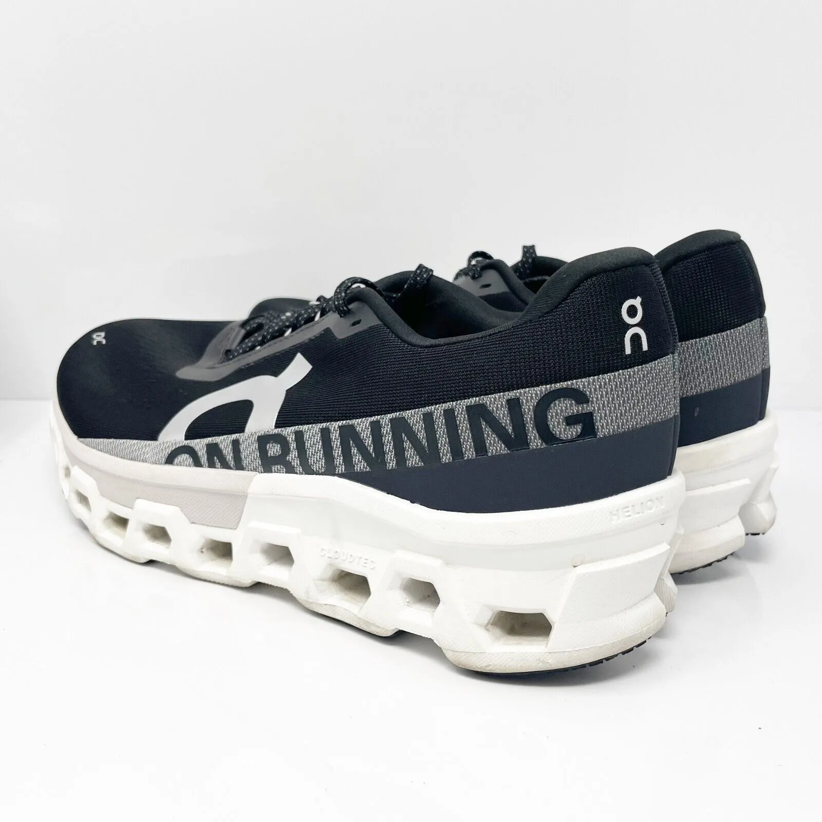 On Mens Cloudmonster 2 Black Running Shoes Sneakers Size 11