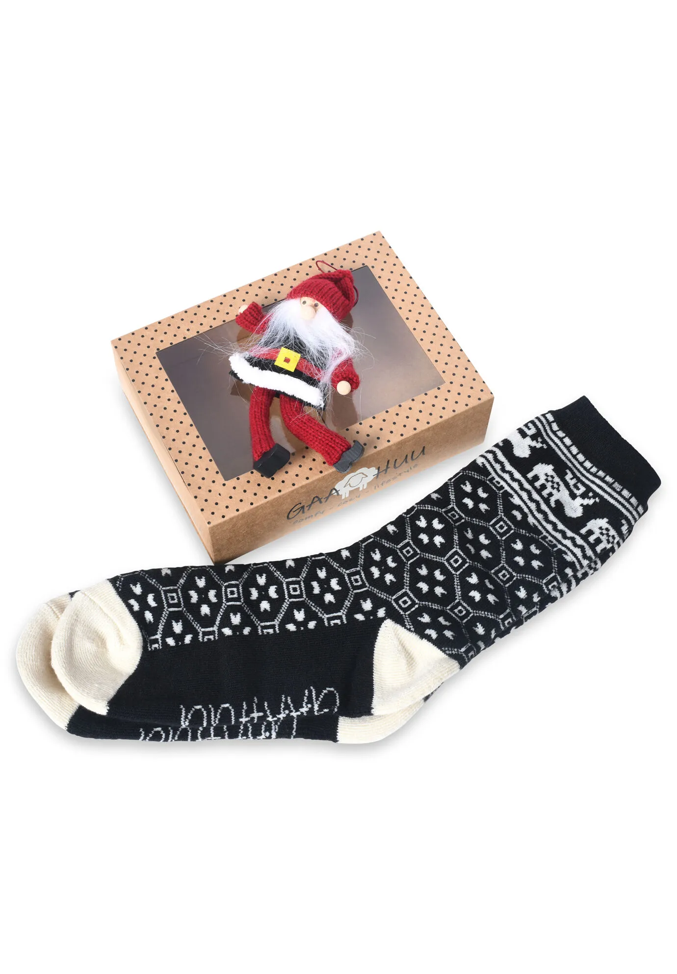 Ornament Thermal Sock Gift Set Slipper