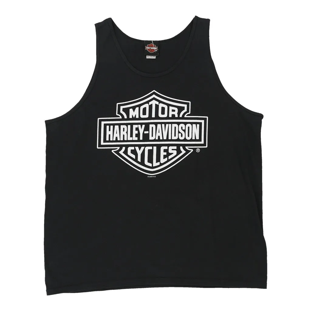 Outer Banks, North Carolina Harley Davidson Graphic Vest - XL Black Cotton