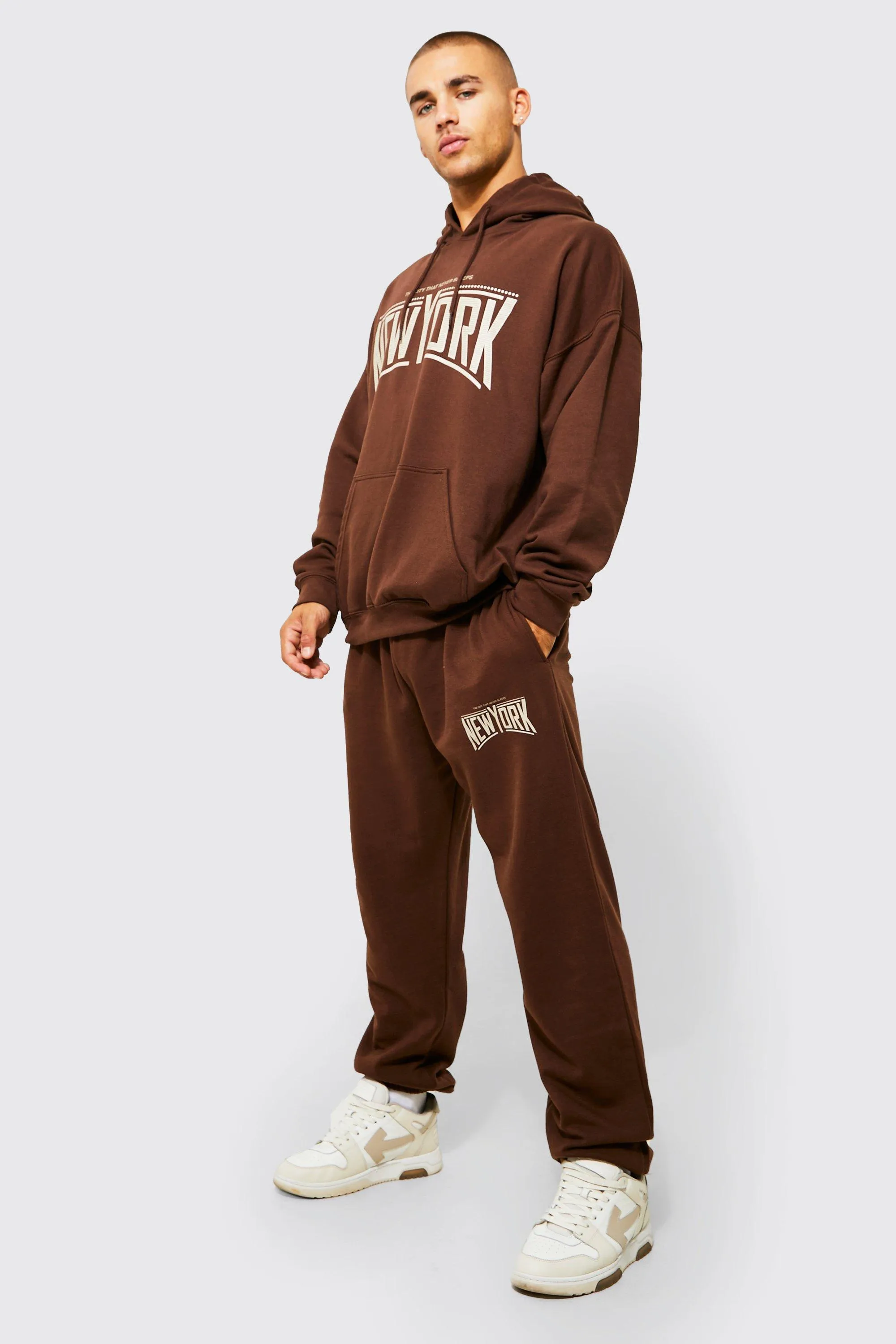 Oversized New York Hooded Tracksuit