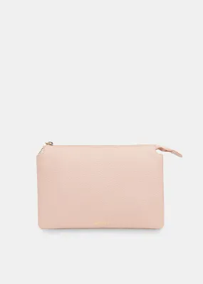 Pale Pink Elita Double Pouch Clutch