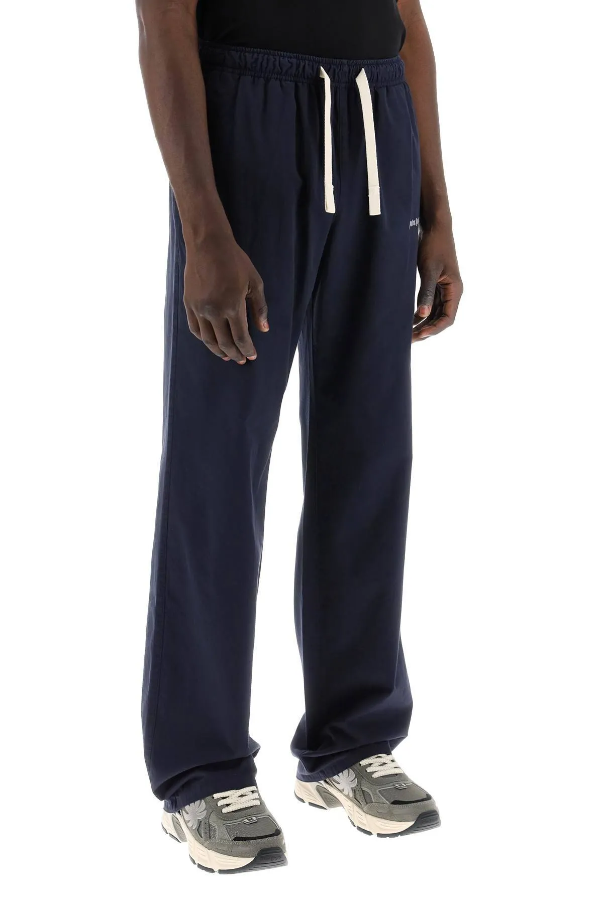 Palm Angels    Palm Angels Cotton Gabardine Travel Joggers