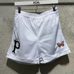 PARADISE & Co: WHITE BASKETBALL SHORTS