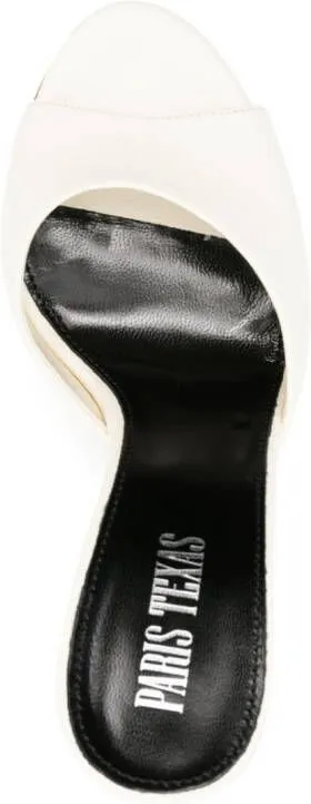 Paris Texas Olivia 120mm open-toe mules Neutrals