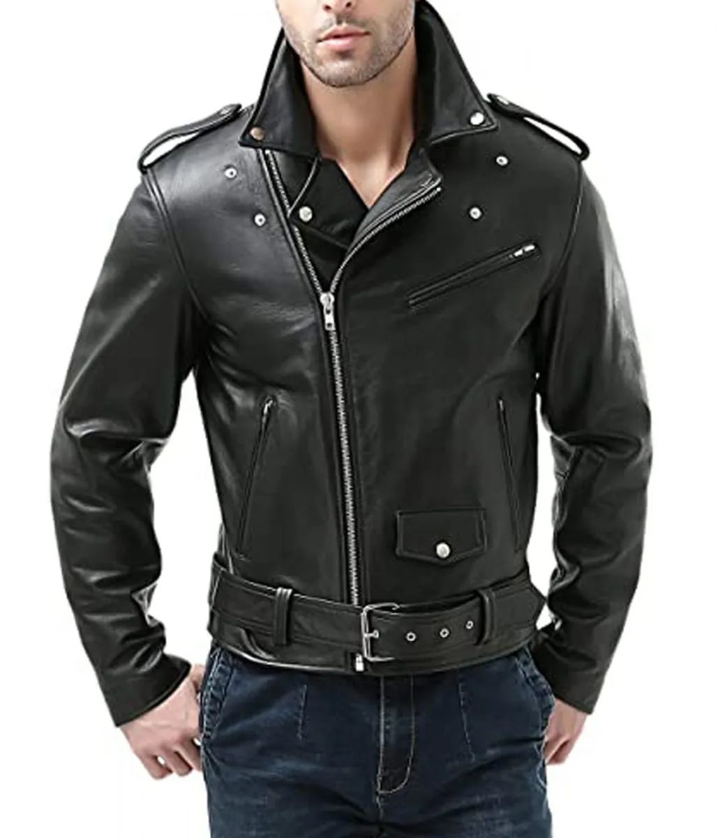 Park Solomon All of Us Are Dead Biker Leather Jacket