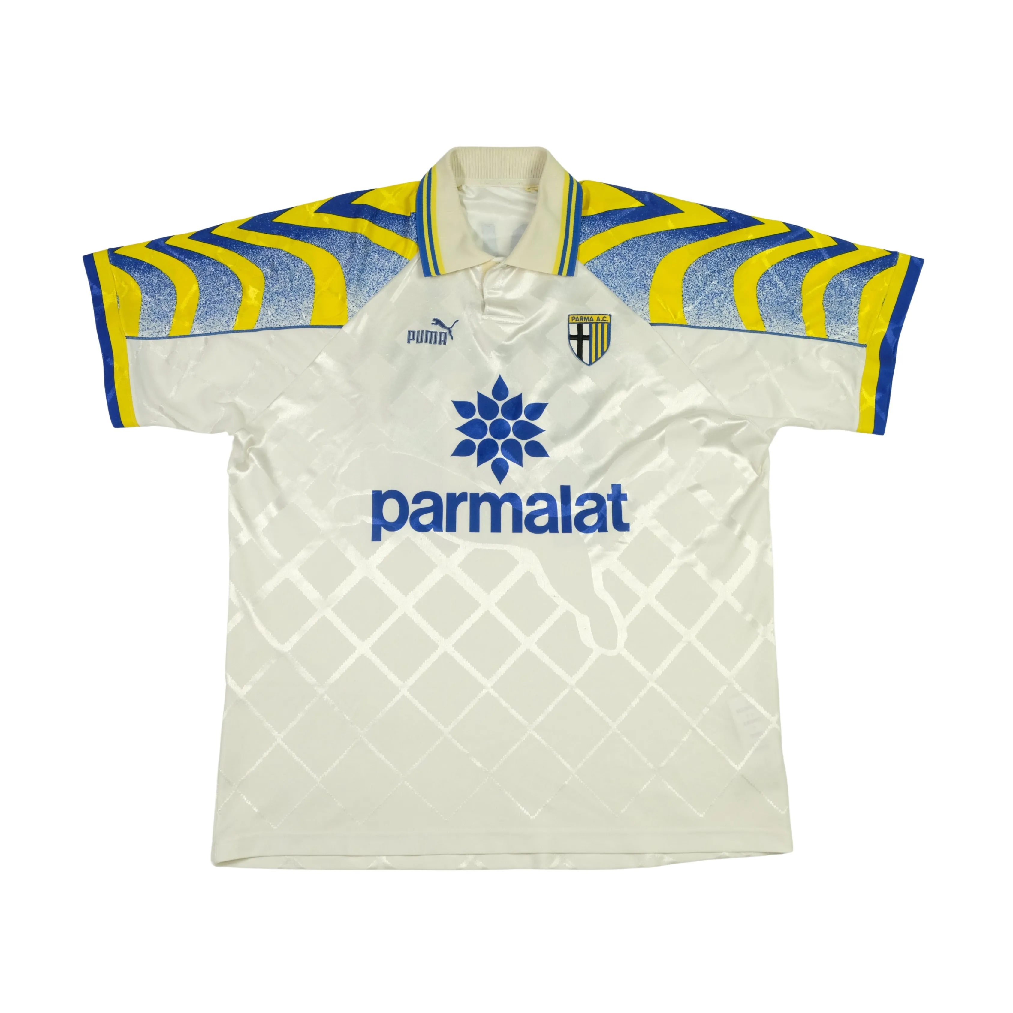 Parma AC 1995/1996/1997 Original Puma Home Football Shirt Large