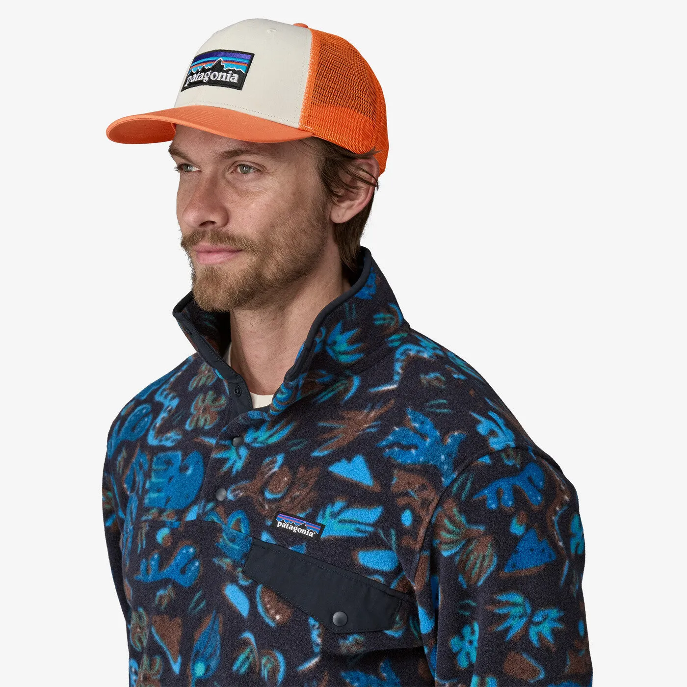 Patagonia P-6 Logo Trucker Hat - Baseball Logo Cap from Patagonia