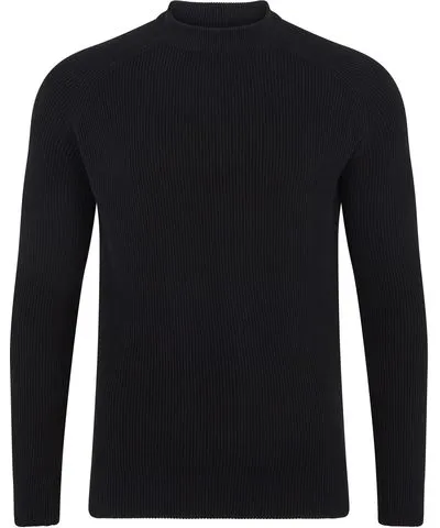 Paul James Knitwear Mens Lightweight Cotton Brett Ribbed Crew Neck Jumper