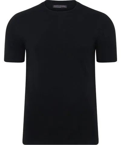 Paul James Knitwear Mens Superfine Merino Wool Ilario Knitted T-Shirt