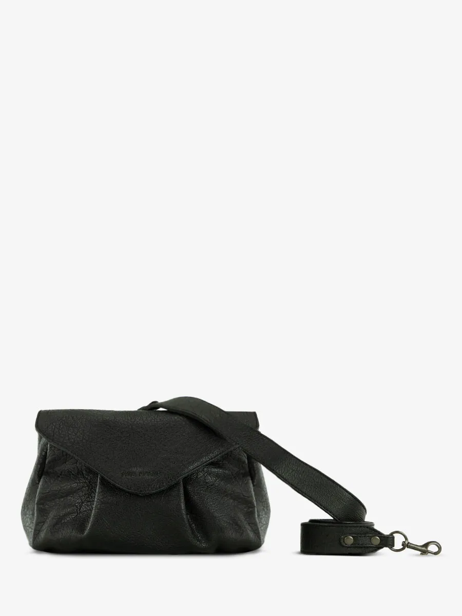 paulmarius leather shoulder bag Black - Suzon M Black | PAUL MARIUS