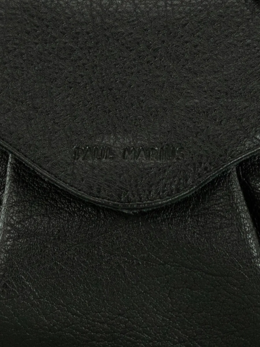 paulmarius leather shoulder bag Black - Suzon M Black | PAUL MARIUS