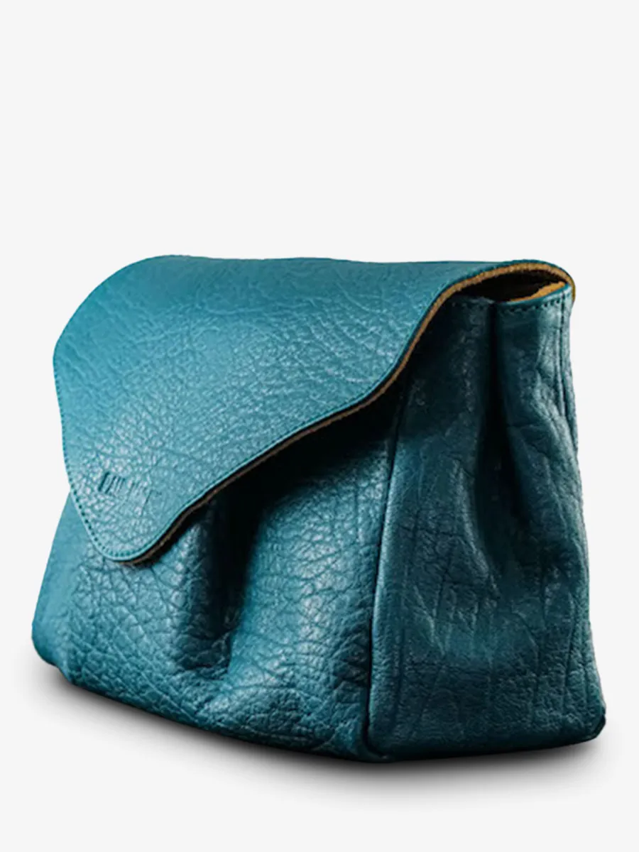 paulmarius leather shoulder bag Blue - Suzon M Pool Blue | PAUL MARIUS