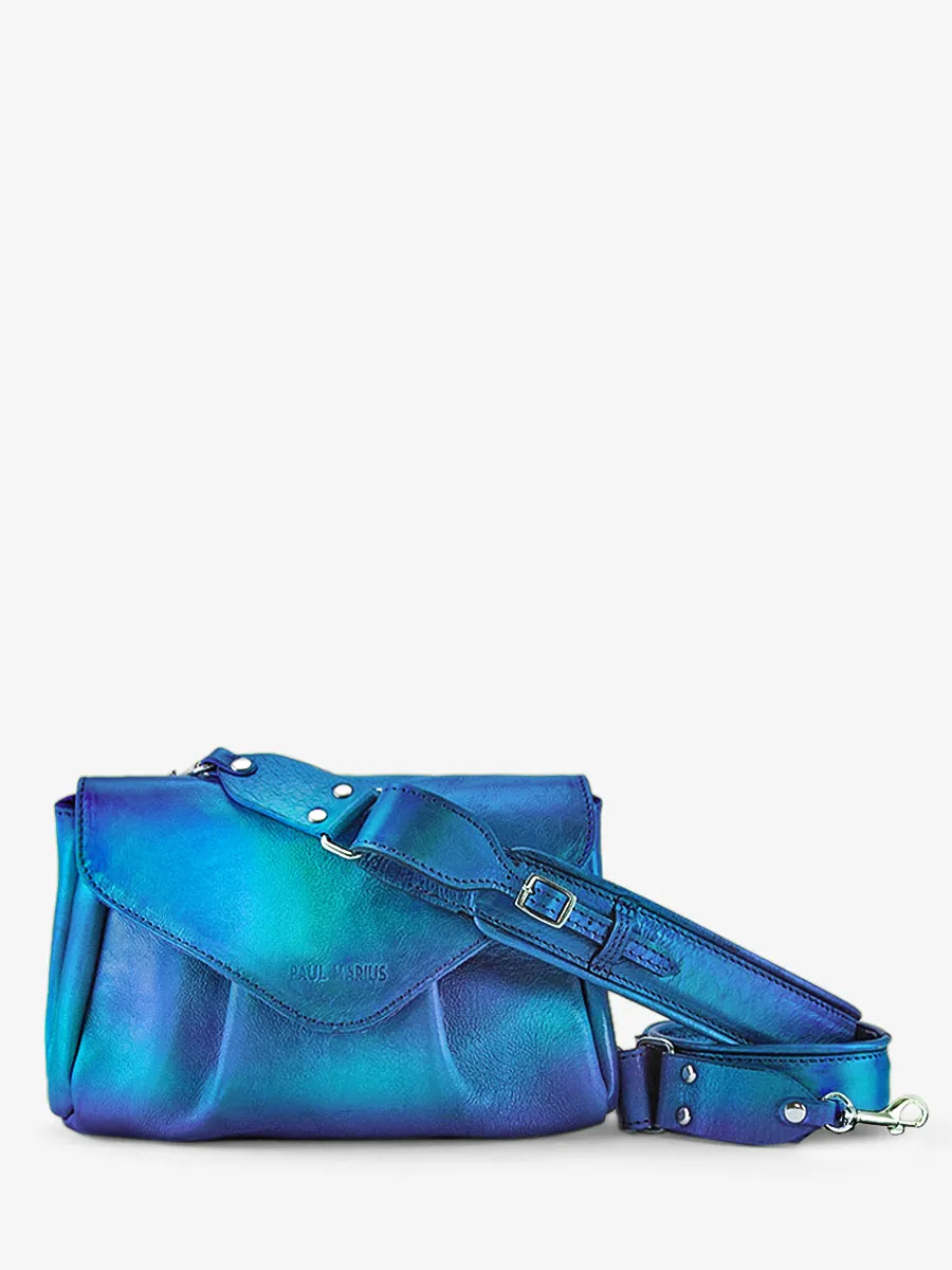 paulmarius leather shoulder bag Blue - Suzon M Scarabee | PAUL MARIUS