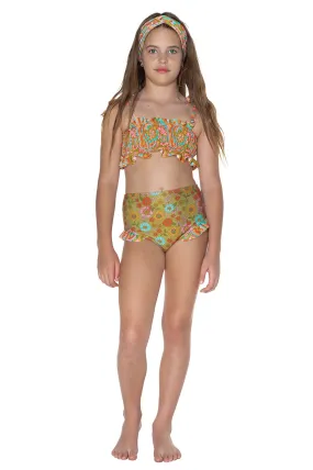 Peace, Love & Happiness Ruching Bikini (Lilly)