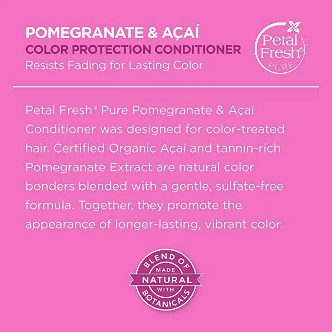 Petal Fresh Pure Pomegranate & Acai Color Protection Conditioner, 12oz