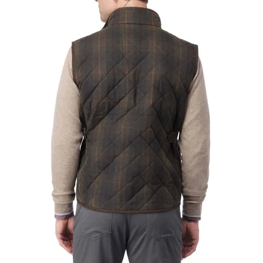 Peter Millar Enfield Quilted Waxed Cotton Vest