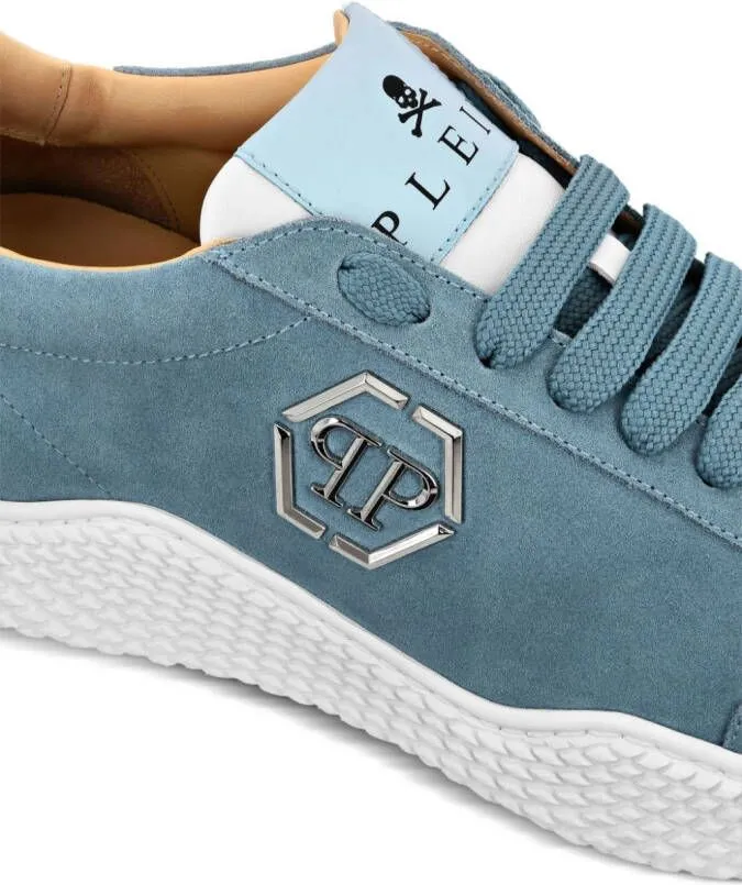 Philipp Plein Runner suede sneakers Blue