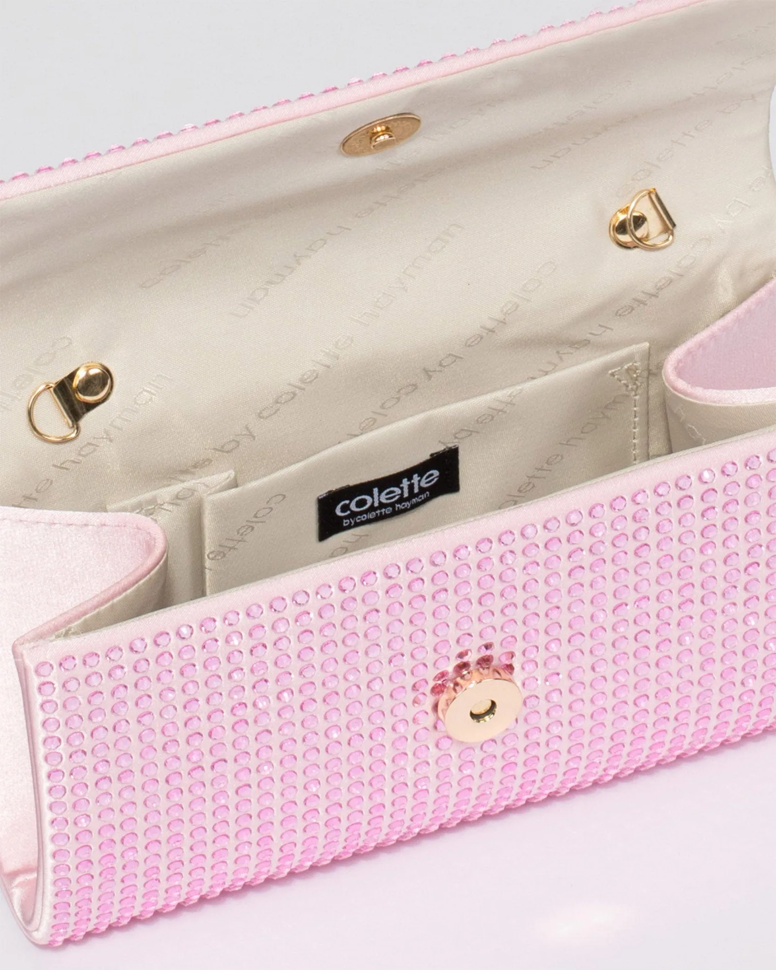Pink Kira Clutch Bag