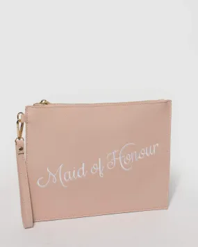 Pink Maid of Honour Clutch Bag