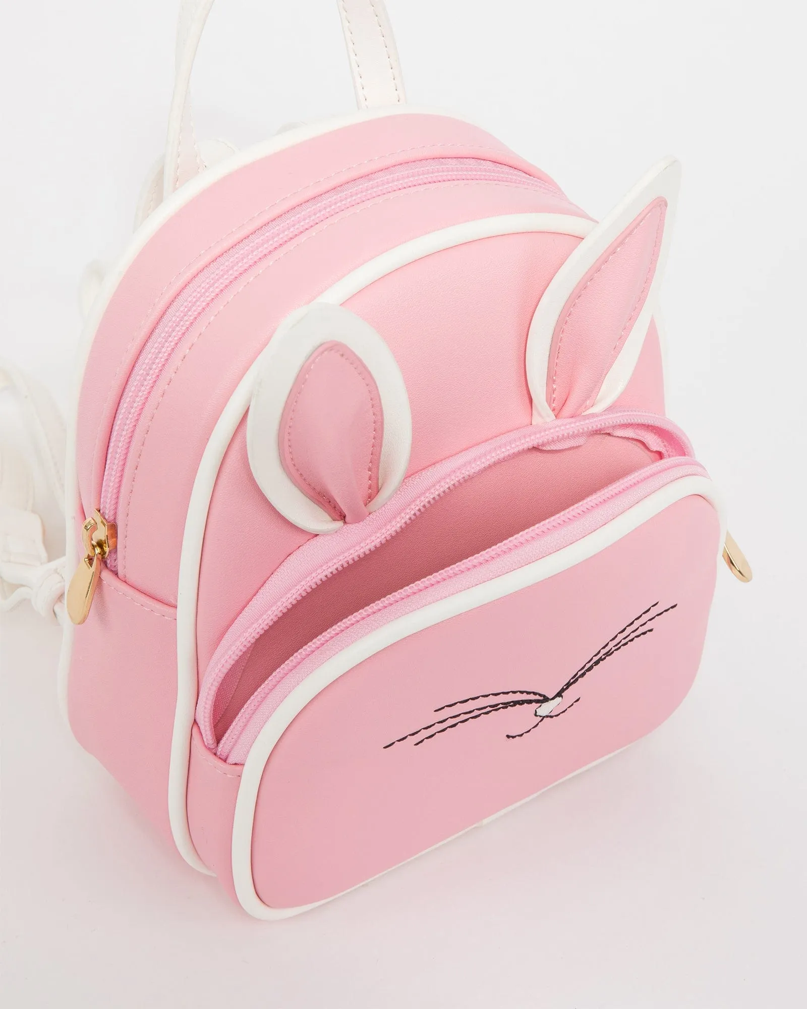 Pink Violet Bunny Backpack
