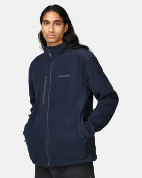 Poetic Collective Jacket - Doodle Half-Zip Fleece Navy | Men | Junkyard